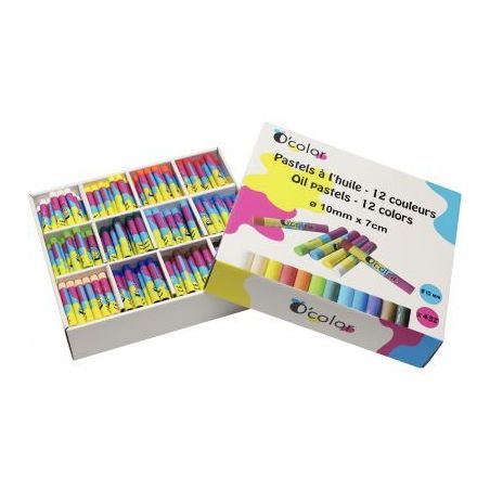 Achetez Schoolpack de 432 pastels à l'huile assortis 2066 O'COLOR pas cher sur Ma Rentrée Scolaire