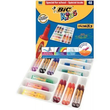 Achetez Classpack de 48 feutres Décoloralo 8878322 BIC KIDS BIC pas cher sur Ma Rentrée Scolaire