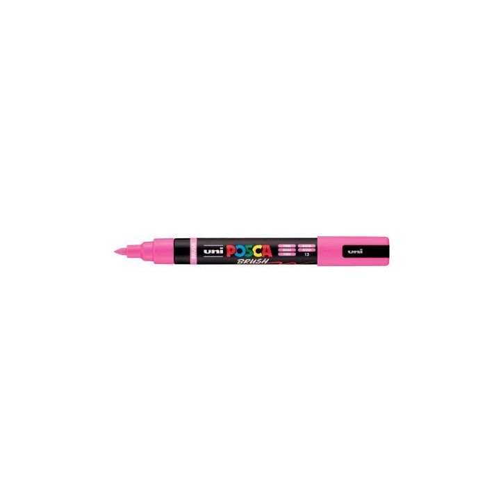 Marqueur Posca pointe moyenne Brush rose clair PC5BR RE POSCA UNIBALL