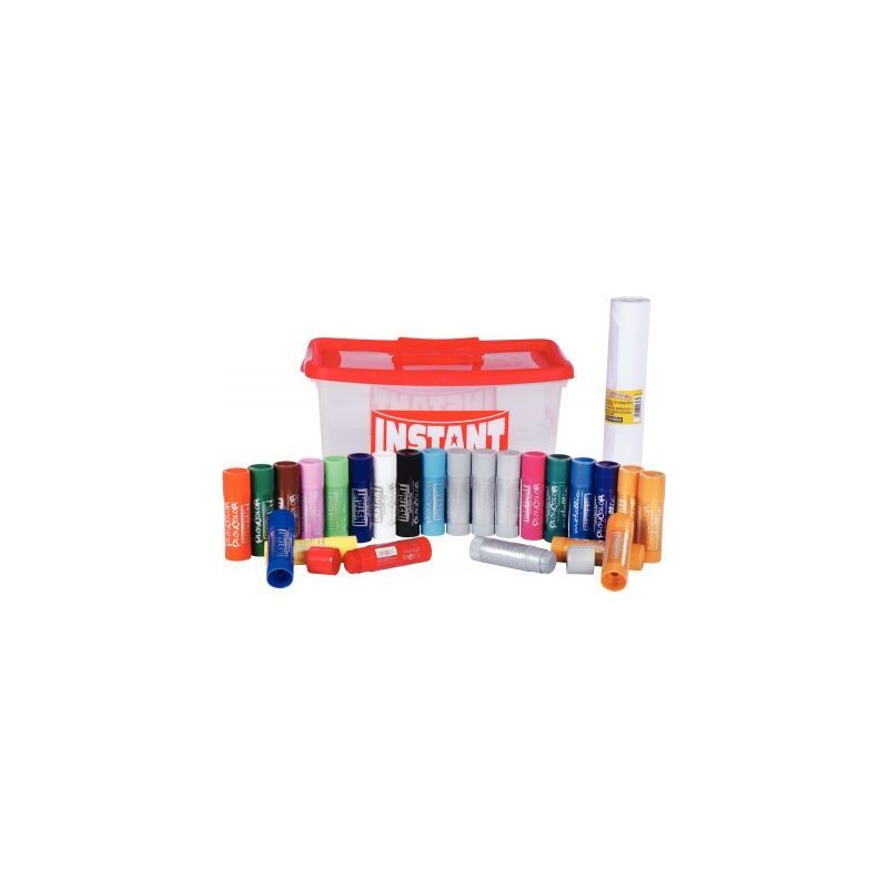 Achetez Kit de 24 sticks PLAYCOLOR 40g assortis + 1 rouleau de papier adhésif 400700 PLAYCOLOR pas .. Achetez Kit de 24 sticks PLAYCOLOR 40g assortis + 1 rouleau de papier adhésif 400700 PLAYCOLOR pas ..