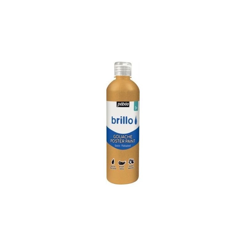 Achetez Flacon 500 ml de gouache brillante BRILLO or 384513 BRILLO PEBEO pas cher sur Ma Rentrée Sc.. Achetez Flacon 500 ml de gouache brillante BRILLO or 384513 BRILLO PEBEO pas cher sur Ma Rentrée Sc..