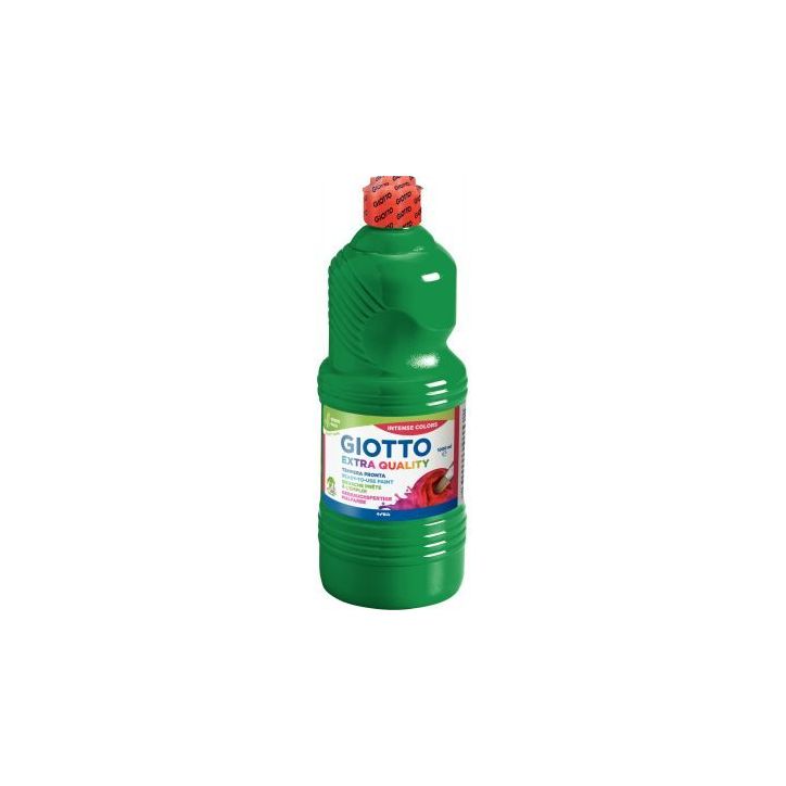 Flacon de 1L de gouache liquide GIOTTO, vert foncé F533412 GIOTTO