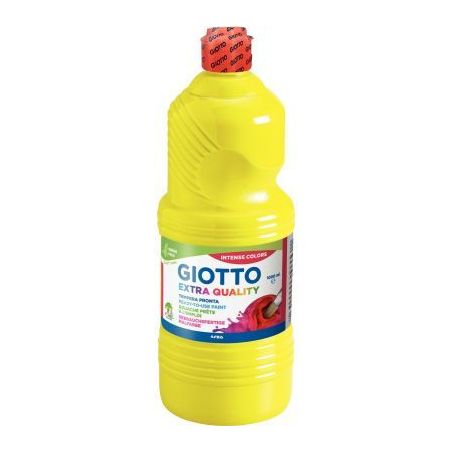 Achetez Flacon de 1L de gouache liquide GIOTTO jaune primaire F533402 GIOTTO pas cher sur Ma Rentré..