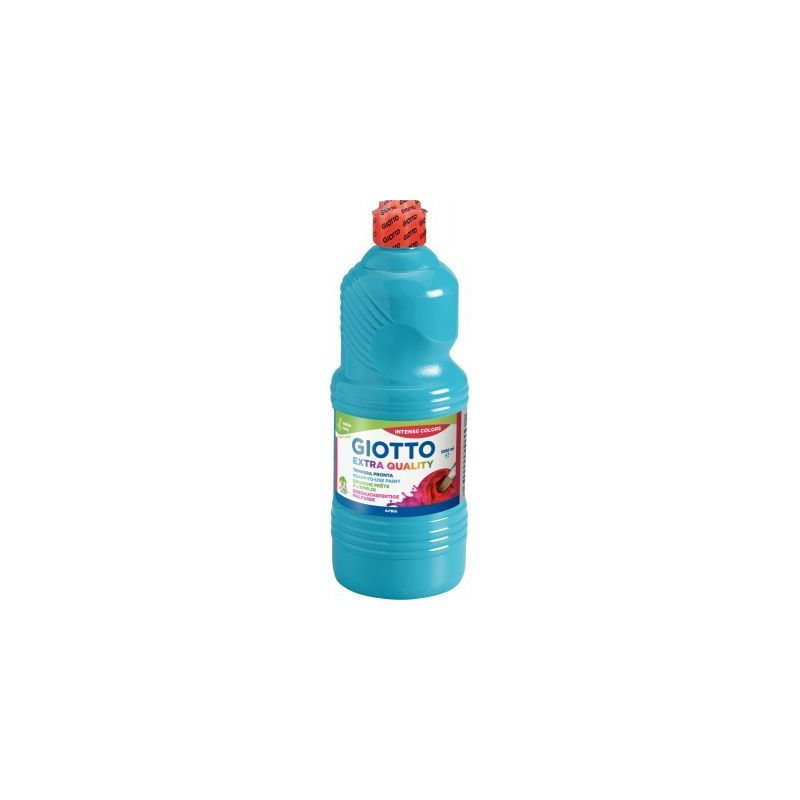 Achetez Flacon de 1L de gouache liquide GIOTTO cyan F53341500 GIOTTO pas cher sur Ma Rentrée Scolai..