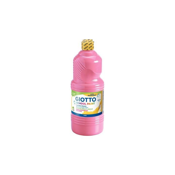 Flacon de 1 Litre de gouache liquide lavable GIOTTO rose F535506 GIOTTO