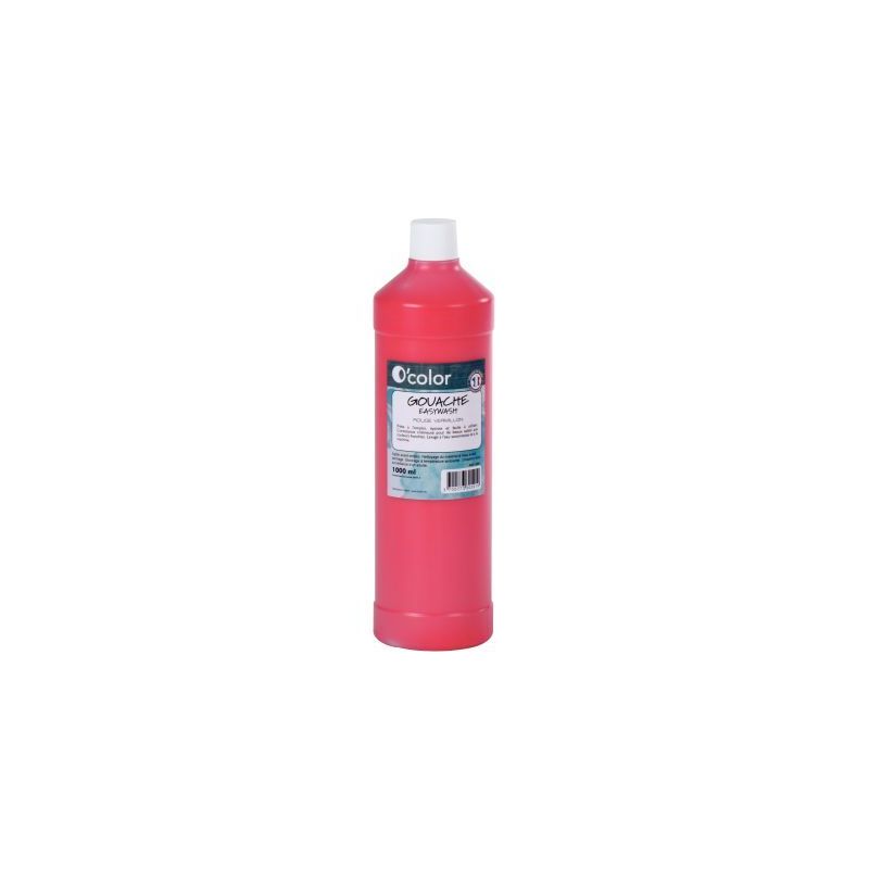 Achetez Flacon 1 litre de gouache liquide économique O'COLOR rouge vermillon 0591 O'COLOR pas cher ..