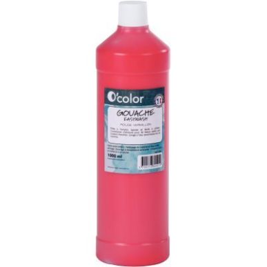 Achetez Flacon 1 litre de gouache liquide économique O'COLOR rouge vermillon 0591 O'COLOR pas cher ..