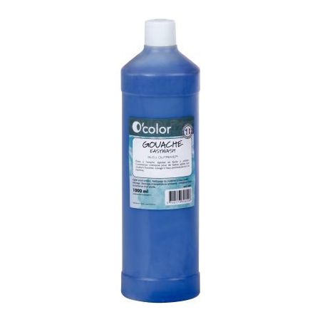 Achetez Flacon 1 litre de gouache liquide économique O'COLOR bleu foncé 07884 O'COLOR pas cher sur..