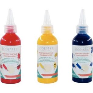 Achetez Lot de 3 recharges de peinture rouge jaune bleu pour encreur L721030 pas cher sur Ma Rentré..