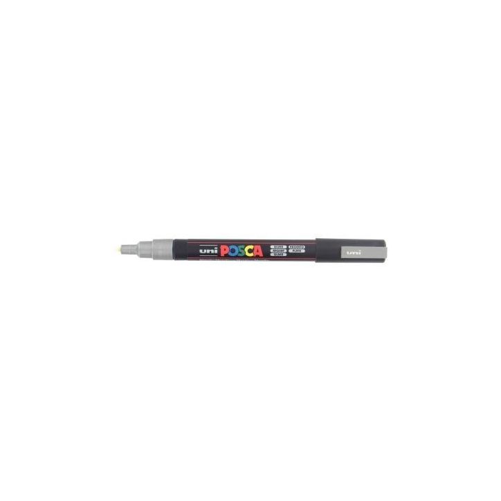 Marqueur pointe fine conique argent PC3M AR POSCA UNIBALL