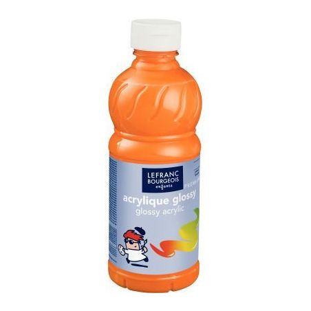 Achetez Flacon 500ml d'acrylique Glossy Lefranc Bourgeois, jaune d'or 188301 COLOR AND  LEFRANC & BO..