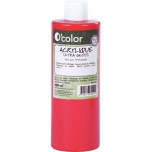 Achetez Flacon 500ml de peinture acrylique O'COLOR, magenta ACR500PETRP_00/28526 O'COLOR pas cher su..