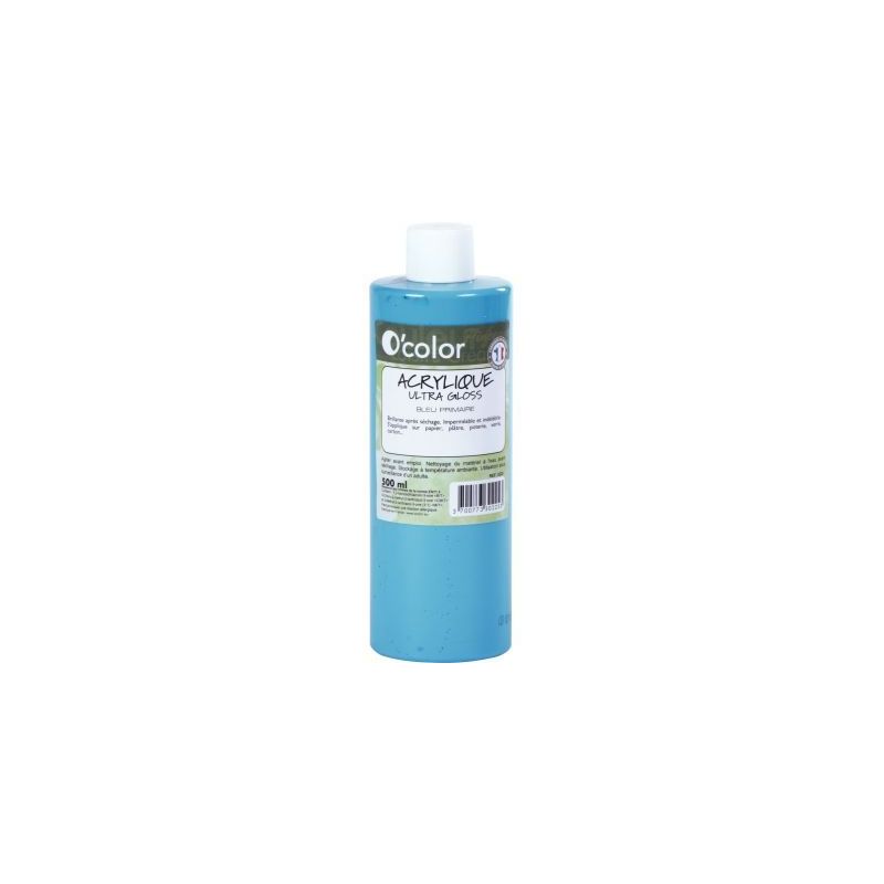Achetez Flacon 500ml de peinture acrylique O'COLOR, bleu ACR500PETBP_00/28525 O'COLOR pas cher sur M.. Achetez Flacon 500ml de peinture acrylique O'COLOR, bleu ACR500PETBP_00/28525 O'COLOR pas cher sur M..