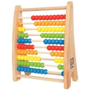 Achetez Boulier en bois perles arc-en-ciel E0412 HAPE pas cher sur Ma Rentrée Scolaire