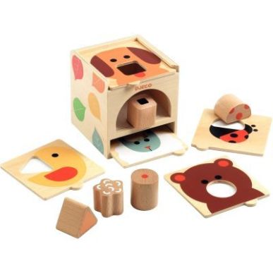 Achetez Boite à formes Box Basic en bois DJ06219 DJECO pas cher sur Ma Rentrée Scolaire