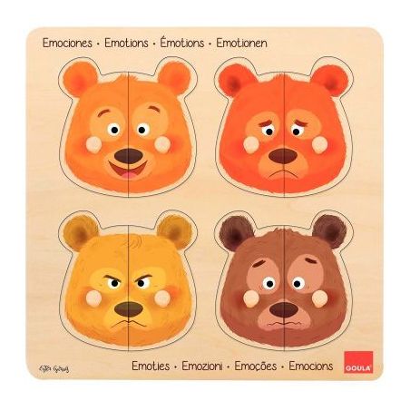 Achetez Encastrement en bois 8 pièces, émotions des oursons 54008 GOULA pas cher sur Ma Rentrée S..