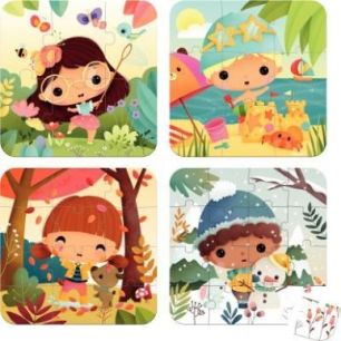 Achetez Boite de 4 puzzles progressifs, les 4 saisons J02542 JANOD pas cher sur Ma Rentrée Scolaire