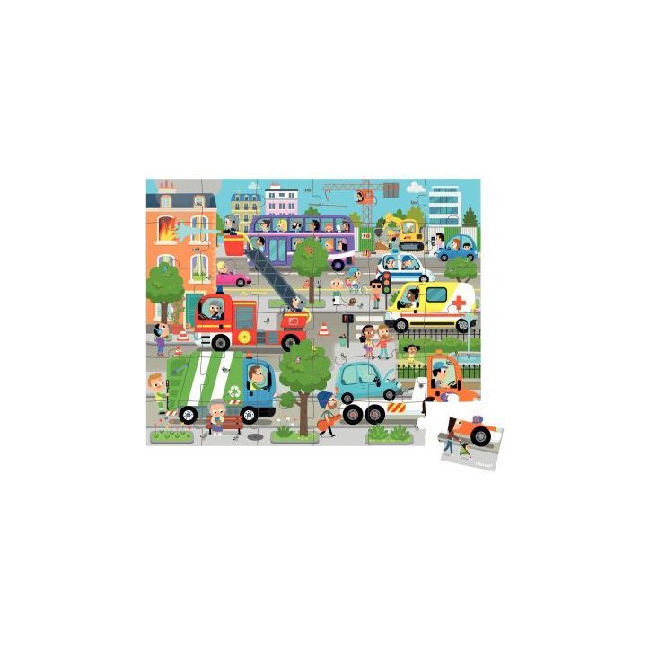 Puzzle 36 pièces la ville J02644