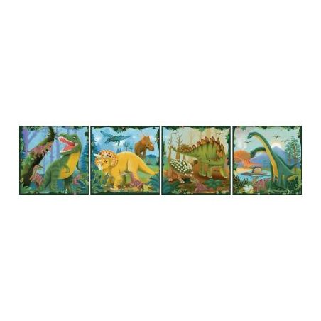 Achetez Boite de 4 puzzles UP progressifs, les dinosaures 12004003 RAVENSBURGER pas cher sur Ma Rent..