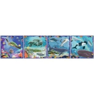 Achetez Boite de 4 puzzles UP progressifs, les animaux marins 12004004 RAVENSBURGER pas cher sur Ma ..