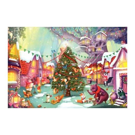 Achetez Puzzle en bois d'environ 100 pièces, la veille de Noël K1238-100 PUZZLE MIC pas cher sur M..