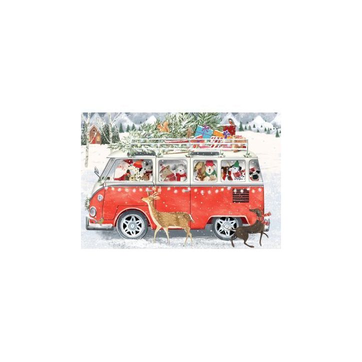 Puzzle en bois d'environ 50 pièces, Van de Noël K1308-50 PUZZLE MIC