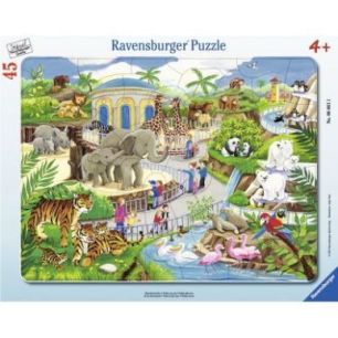 Achetez Puzzle à cadre 45 pièces, visite au zoo 00006661 RAVENSBURGER pas cher sur Ma Rentrée Sco..