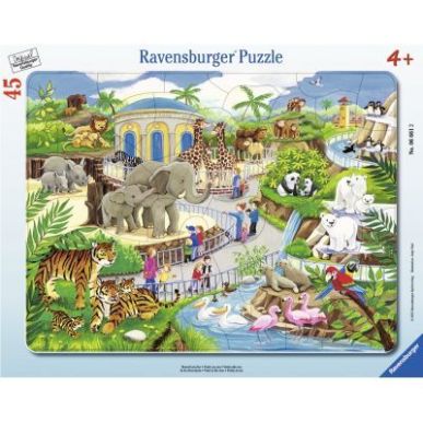 Achetez Puzzle à cadre 45 pièces, visite au zoo 00006661 RAVENSBURGER pas cher sur Ma Rentrée Sco..