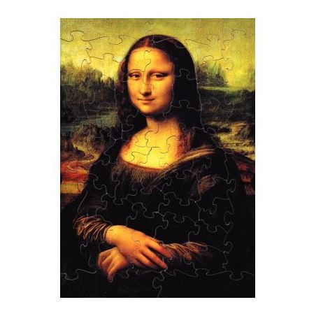 Achetez Puzzle en bois d'environ 50 pièces, La Joconde - Mona Lisa de LEONARD DE VINCI K739-50 PUZZ..