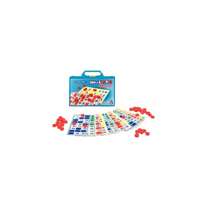 Achetez Coffret comportant 48 cartons de Loto + 90 pions 148 pas cher sur Ma Rentrée Scolaire