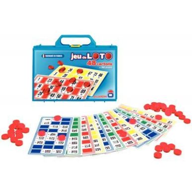 Achetez Coffret comportant 48 cartons de Loto + 90 pions 148 pas cher sur Ma Rentrée Scolaire