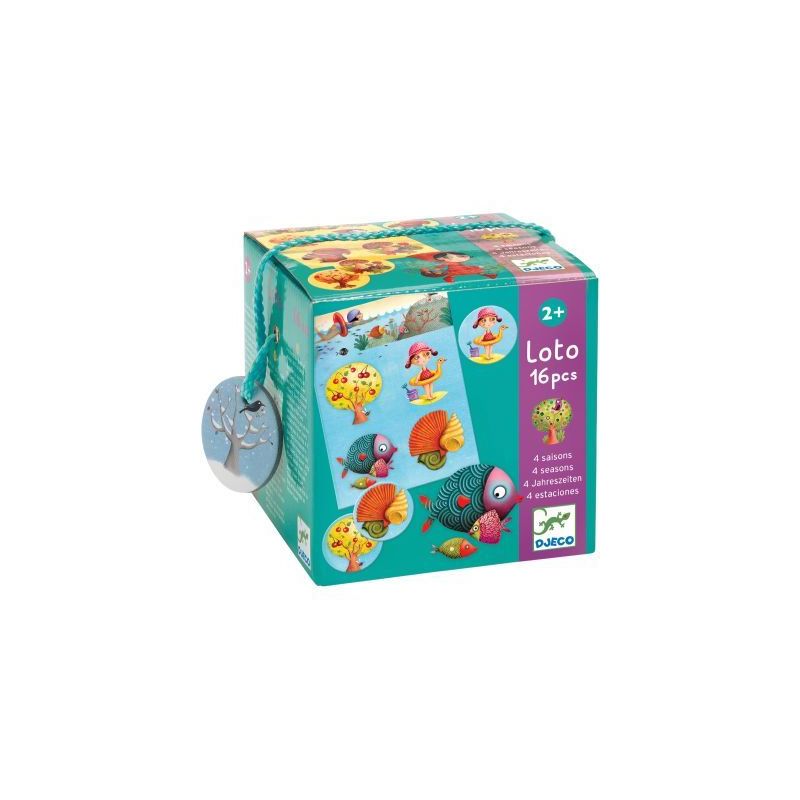 Achetez Loto des 4 saisons 16 pièces DJ08123 DJECO pas cher sur Ma Rentrée Scolaire