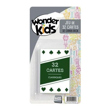 Achetez Jeu de 32 cartes sous étui carton A2200098 pas cher sur Ma Rentrée Scolaire