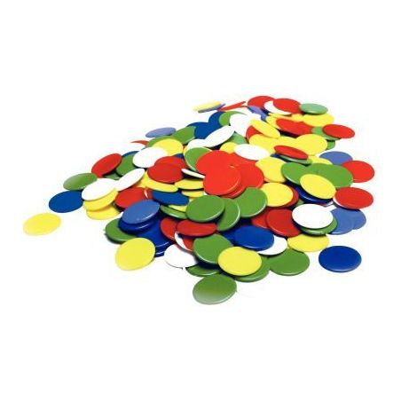 Achetez Sachet de 1000 jetons en plastique opaque diamètre  19mm 134114 pas cher sur Ma Rentrée Sc..