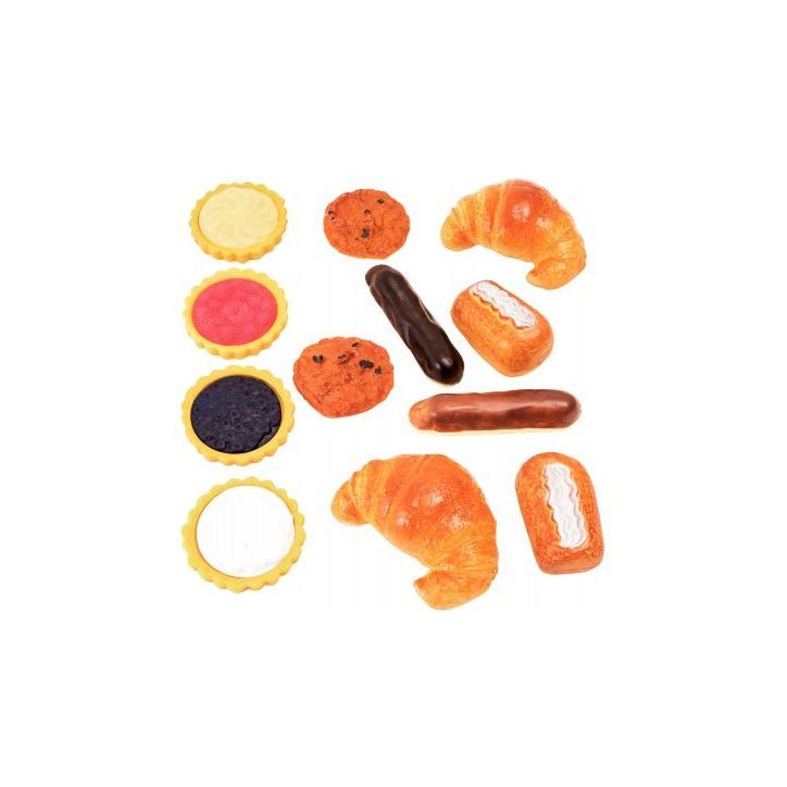 Sachet de 12 pâtisseries en plastique 41092