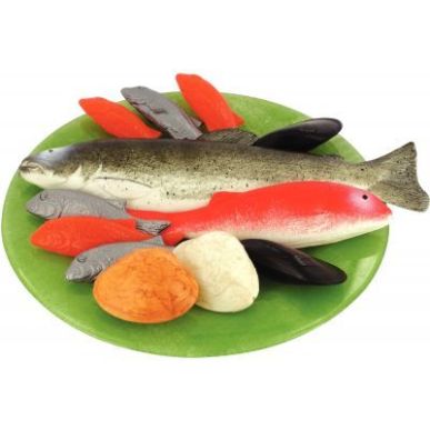 Achetez Sachet de 12 poissons en plastique 41070 pas cher sur Ma Rentrée Scolaire