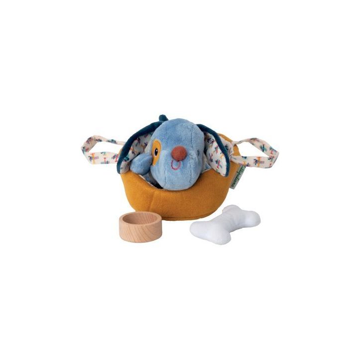 Jules le chiot et son panier LILLIPUTIENS 83547 LILLIPUTIENS