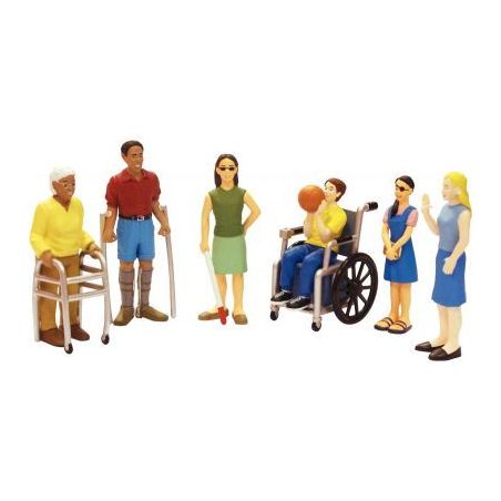 Achetez Lot de 6 figurines handicapées 27389 MINILAND pas cher sur Ma Rentrée Scolaire