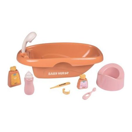 Achetez Baignoire BABY NURSE avec 8 accessoires 7600220383 BABY NURSE SMOBY pas cher sur Ma Rentrée..