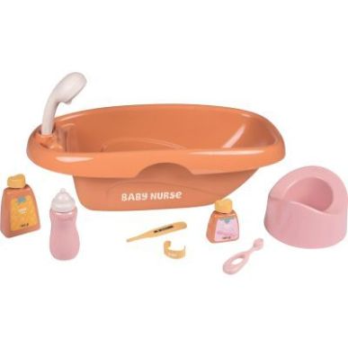 Achetez Baignoire BABY NURSE avec 8 accessoires 7600220383 BABY NURSE SMOBY pas cher sur Ma Rentrée..