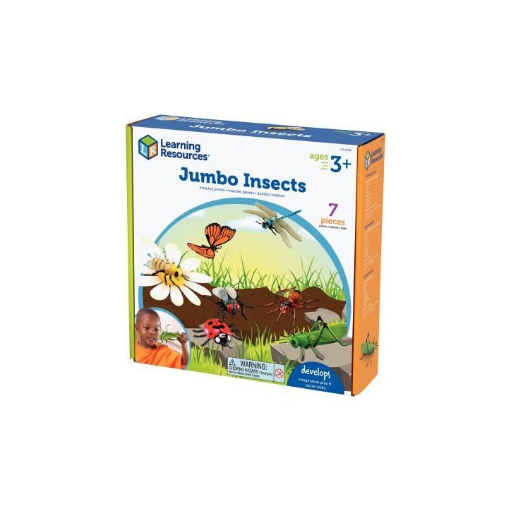Boite de 7 Jumbo insectes LER0789