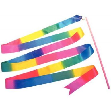 Achetez Lot de 5 rubans de sensibilisation à  la GRS ( Gymnastique Rythmique et Sportive ) Arc-en-..