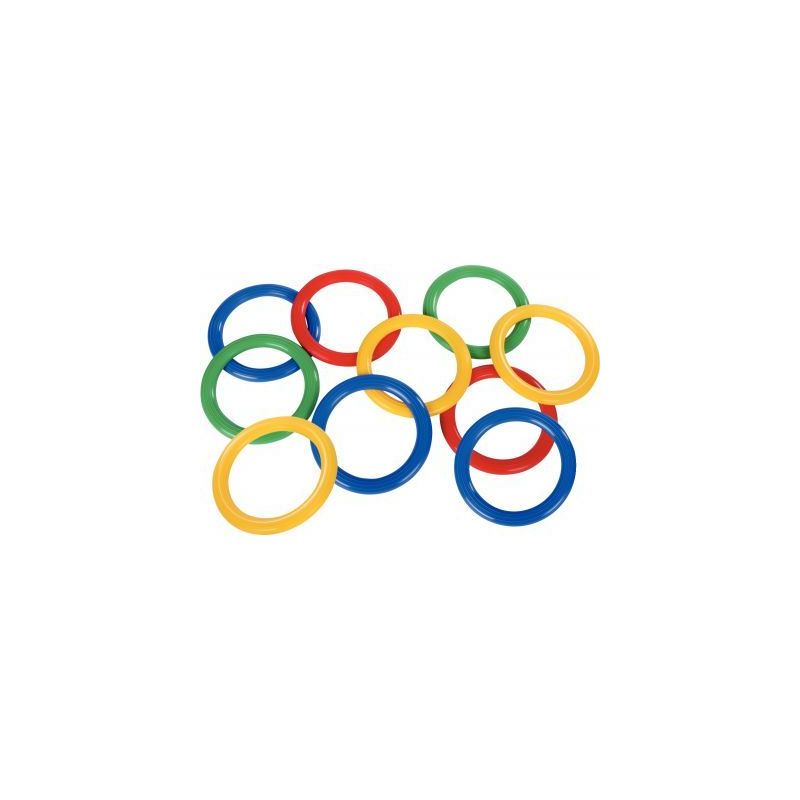 Achetez Lot de 10 anneaux à lancer diamètre 15cm 099070ALK pas cher sur Ma Rentrée Scolaire