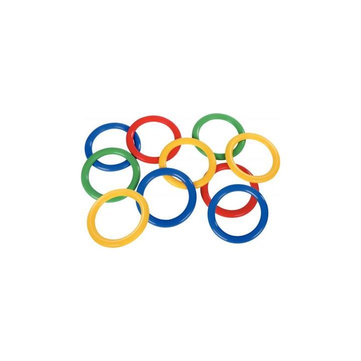 Lot de 10 anneaux à lancer diamètre 15cm 099070ALK