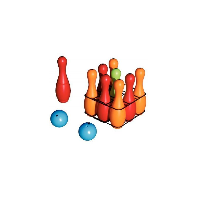Achetez Jeu de bowling 9 quilles en plastique + 2 boules - 4 couleurs assorties Hauteur 27 cm 001629.. Achetez Jeu de bowling 9 quilles en plastique + 2 boules - 4 couleurs assorties Hauteur 27 cm 001629..