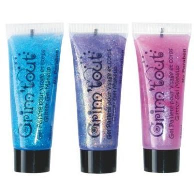 Achetez Lot de 3 tubes de gel pailleté pour visage et corps GT41973 pas cher sur Ma Rentrée Scolai..