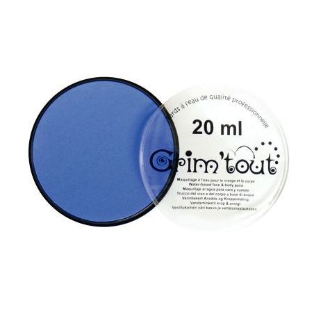 Achetez Galet de 20 ml de maquillage aquarellable GRIM'TOUT bleu vif GT41195 pas cher sur Ma Rentré..