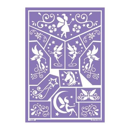 Achetez 4 thèmes : licorne, indien, fée et Halloween Lavables, adhésifs, repositionnables et soup..