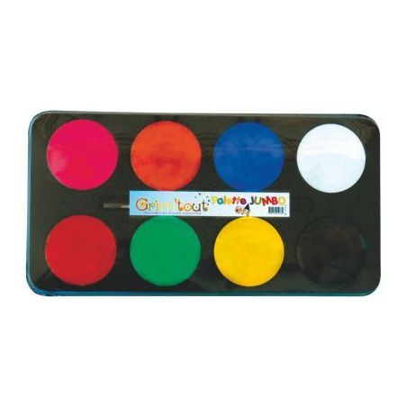 Achetez Maxi palette de maquillage à  l'eau 8 fards aquarellables en galet de 15ml, couleurs assor..