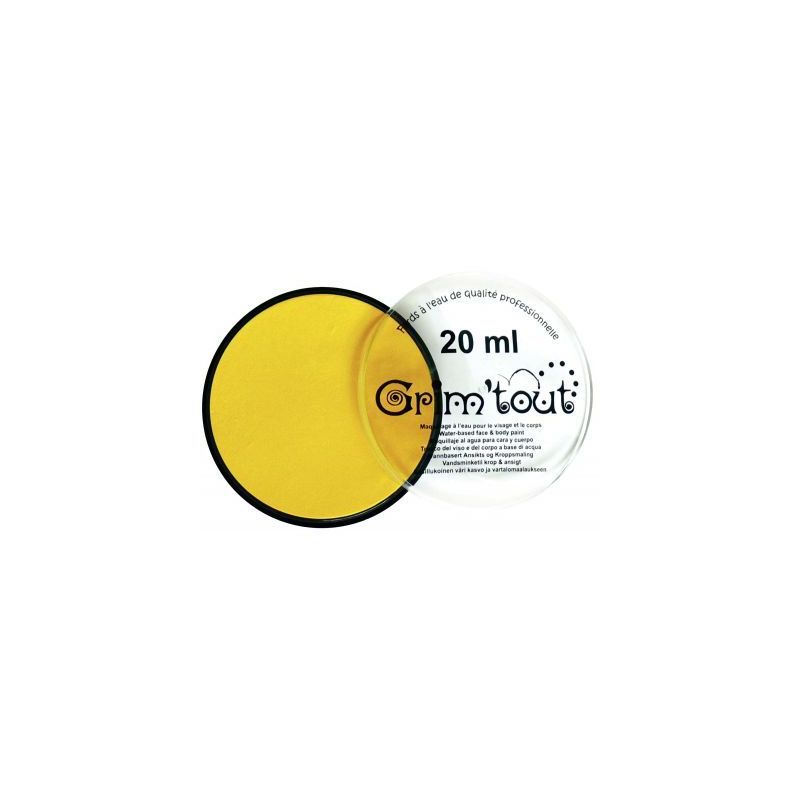 Achetez Galet de 20 ml de maquillage aquarellable GRIM'TOUT jaune soleil GT41198 pas cher sur Ma Ren..